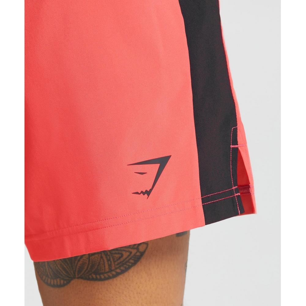 Gymshark Sport 7 Shorts Tropical Pink Black A1b3l Kcb2