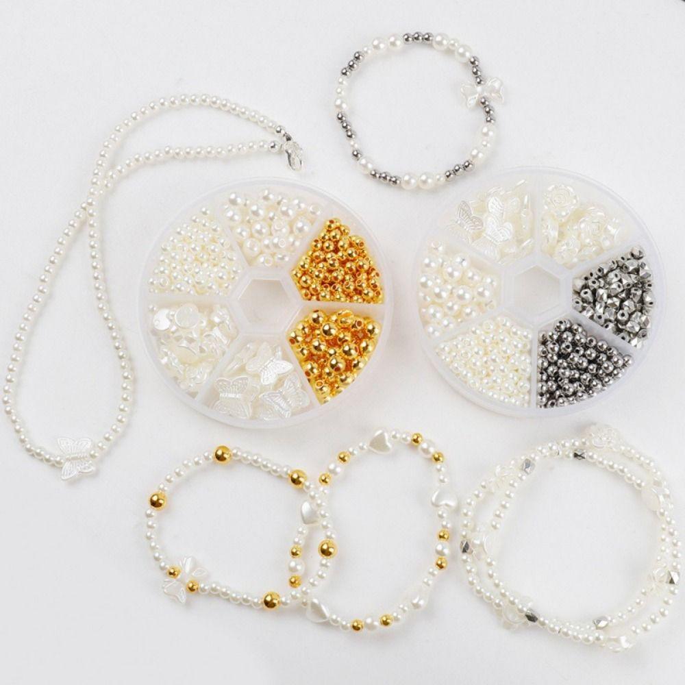 

Star Bead Heart Shaped Pendant Kit Widely Used Loose Beads Material Set Unisex style 2
