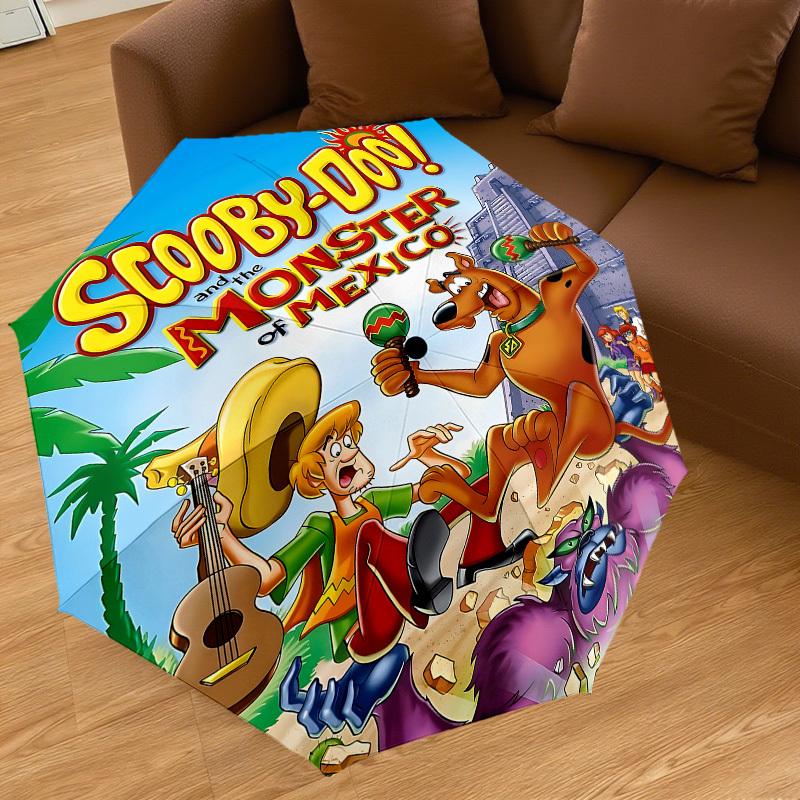 1PC Scooby-Doo Mexico Umbrella-8-Rib Reinforced, Automatic Open, Lightweight & Durable, Cute Fashion Accessory for Outdoor, D2639