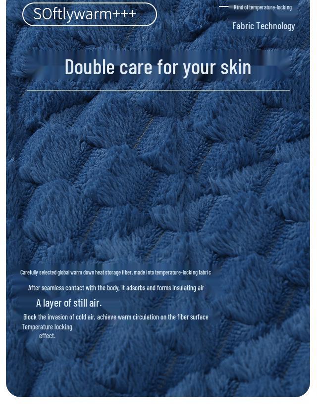 Kids' Winter 3-Layer Quilted Pajamas Coral Fleece Set - Boys, Girls, Babies & Parent-Child Outerwear