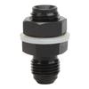 Fuel Cell Bulkhead Fitting with PTFE Washer Black Anodized 6061‑T6 Aluminum Alloy Connector for Most Fluid