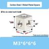 Aluminum Alloy Hex Nut Acrylic Connector Cap