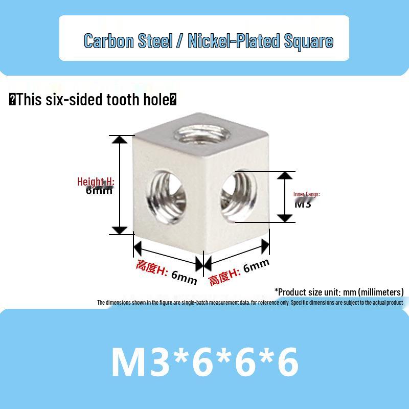 Aluminum Alloy Hex Nut Acrylic Connector Cap