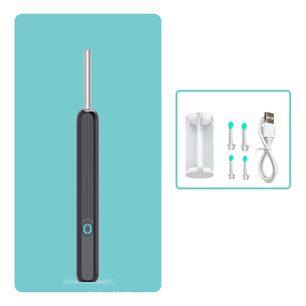 WiFi Visible Wax Elimination Spoon USB HD Load Otoscope Cleaner Removal