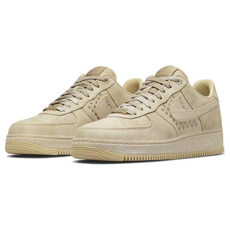 New Nike Air Force 1 Low NAI KE Tan Canvas DV4247-211