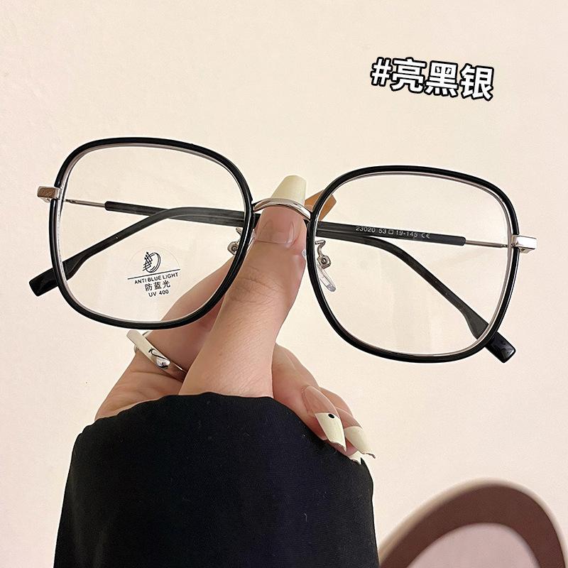 Light Weight TR90 Glasses Men Women Anti Blue Light Korean Stylish Frame Unisex Eyewear