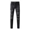 VibeStreet Fashion Americans Brands Men's Jeans Luxury Streetwear Holes Long Trousers Quality Male Stretch Slim Pants Skinny Trousers