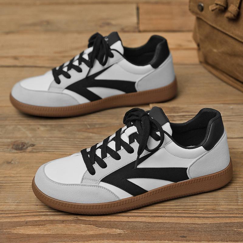 Men's Shoes Autumn 2024 New Trendy Versatile Platform Casual Shoes Men's Non-slip and Wear-resistant Low-top Comfortable Board Shoes