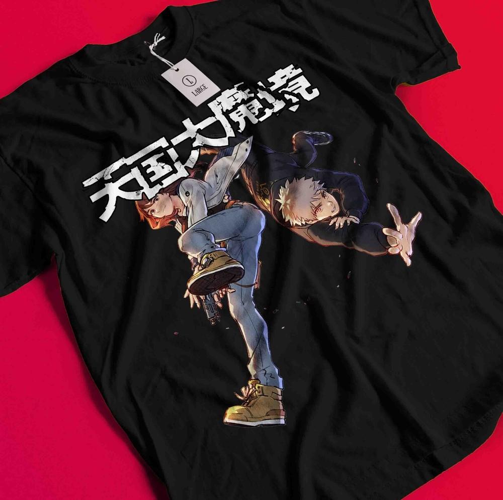 

Tengoku Daimakyo Shirt Heavenly Delusion Tshirt Kiruko T-Shirt Mimihime Tee Maru BB818 L