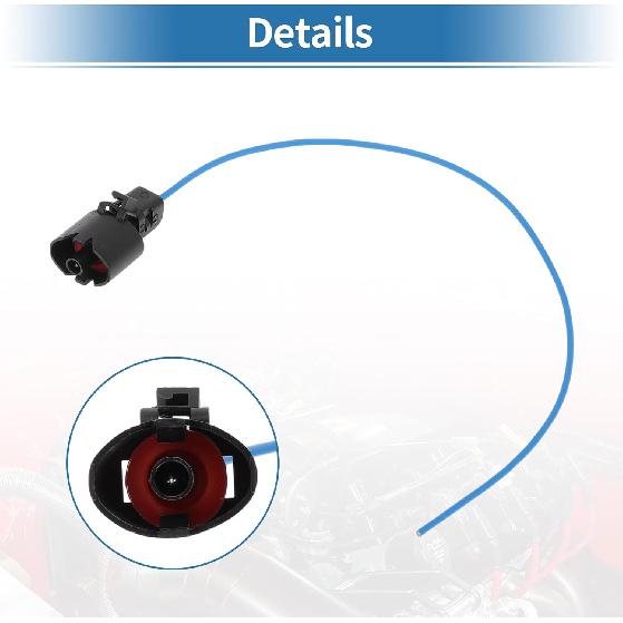 No.88862214 Knock Sensor Connector Pigtail Electrical Wire Harness for Chevrolet K1500 K2500 K3500 for GMC C1500 C2500 C3500 Pickup 1988-1990