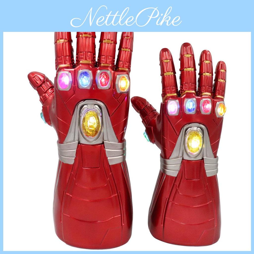Guantes LED de Iron Man Vengadores Endgame Guantelete del Infinito para Adultos y Niños
