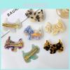 Niedliches Hunde-Design 5,3 cm Acetat Haarspange Entzückendes Modeaccessoire für Mädchen und Frauen