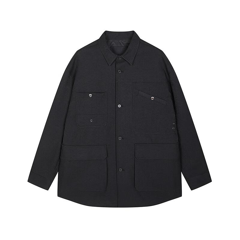 CROQUIS Men's H-Lapel Loose Long-Sleeve Jacket