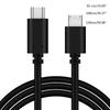 Durable PVC UsbC TypeC to Micro USB Data Cable for Galaxy-S7/-S6, HTC-One and More - 0.5m 1m 1.5m (Black )