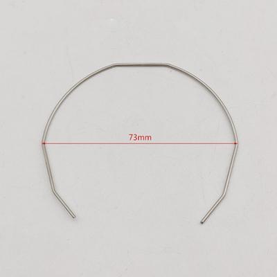 Nerezová ocel 58mm Rukojeť kávovaru Pojistné kroužky Bezpečný uzamykací design Uzamykací část držáku filtru pro stabilitu