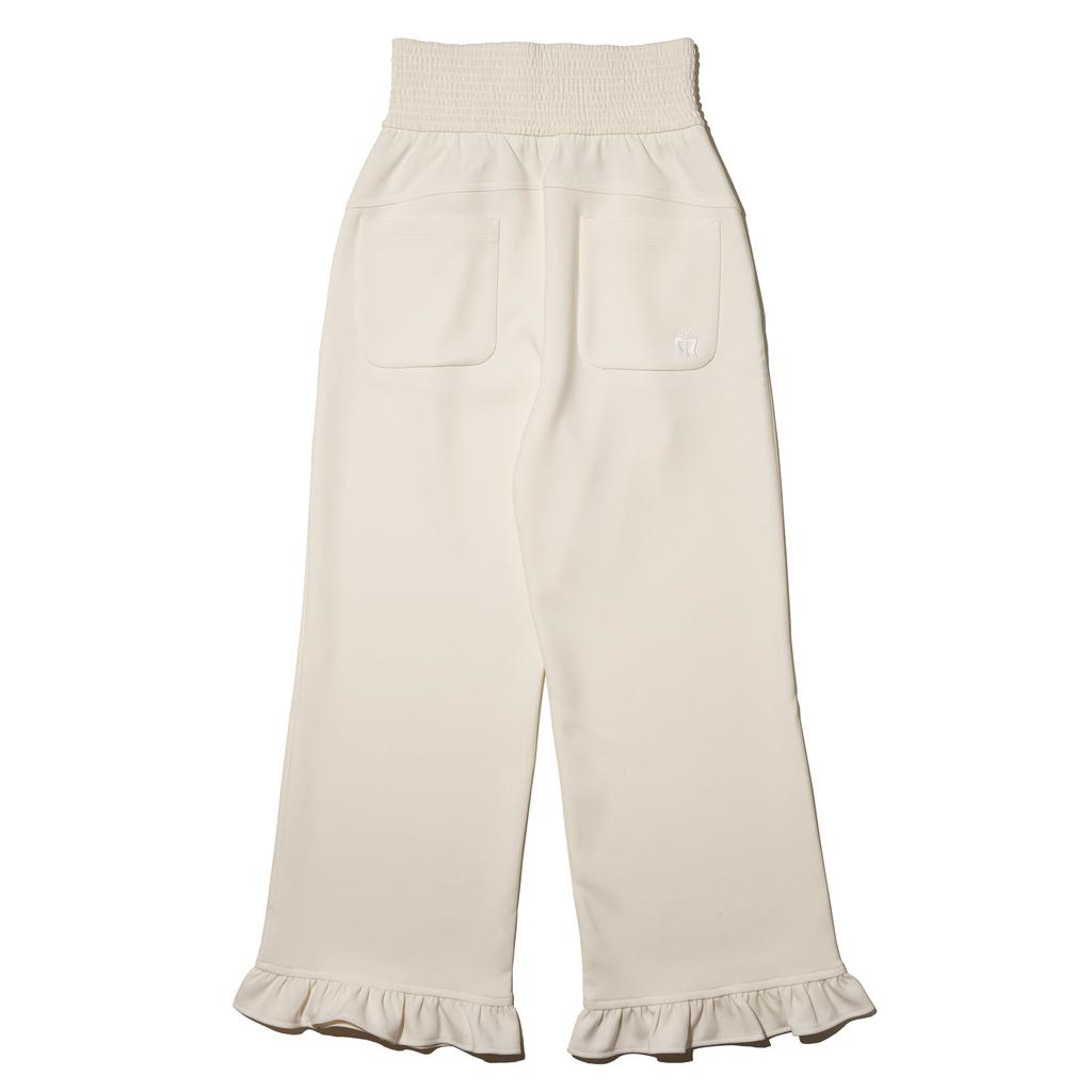 Telelu Folding Lace-Up Pants White