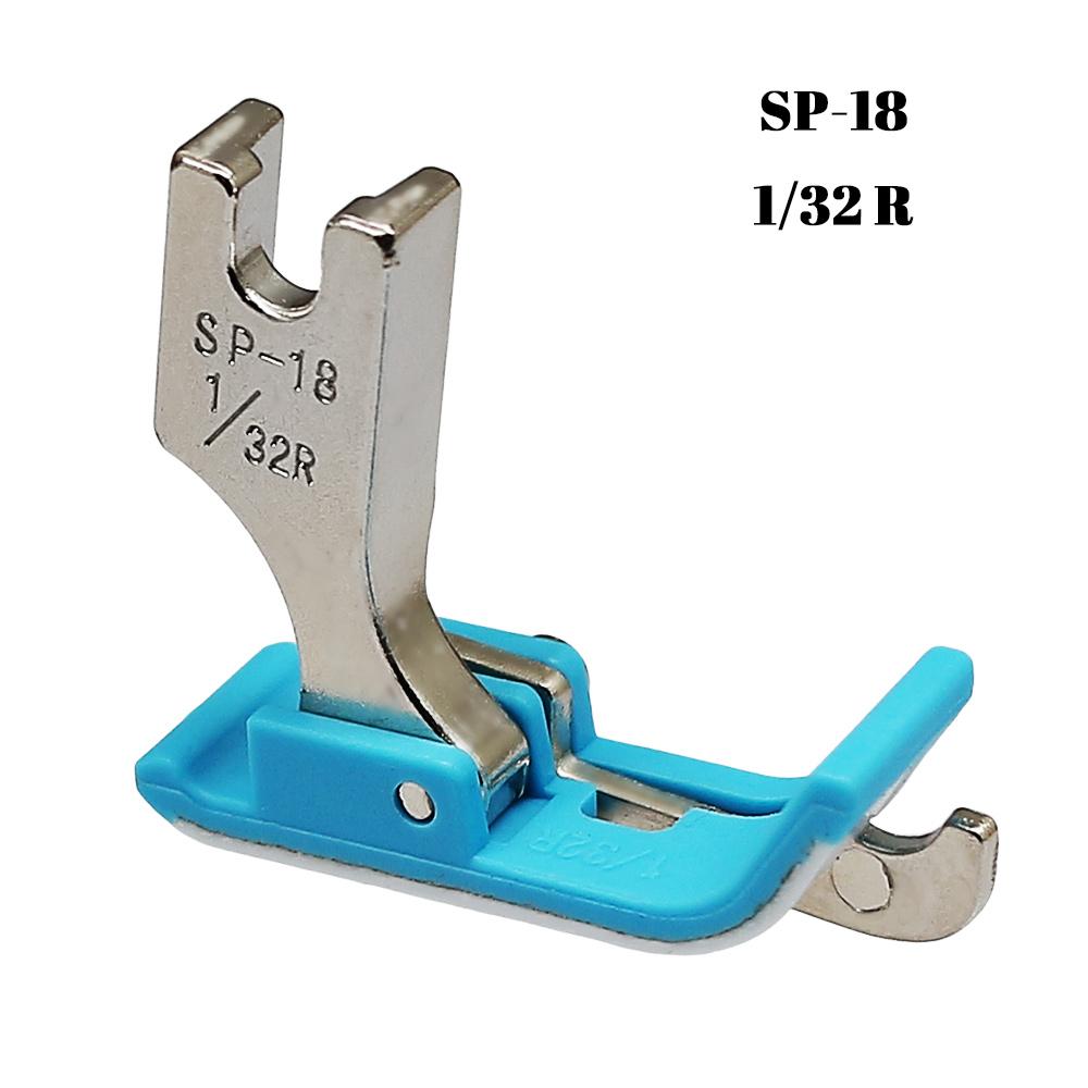 1PC SP-18 Right Edge Guide Presser Foot Embedded Line Foot 1/4 3/16 1/8 1/16 1/32 Plastic Industrial Sewing Machine Accessories