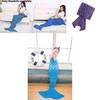 Fish Scale Pattern Mermaid Blanket Knitted Sofa Blanket For Cozy Home Use