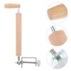 ABBP-Premium Wooden Rolling Pin For Baking - 360° Rotating Handle, Non-Stick Surface, Ideal For Dough, Pizza, And Pastries