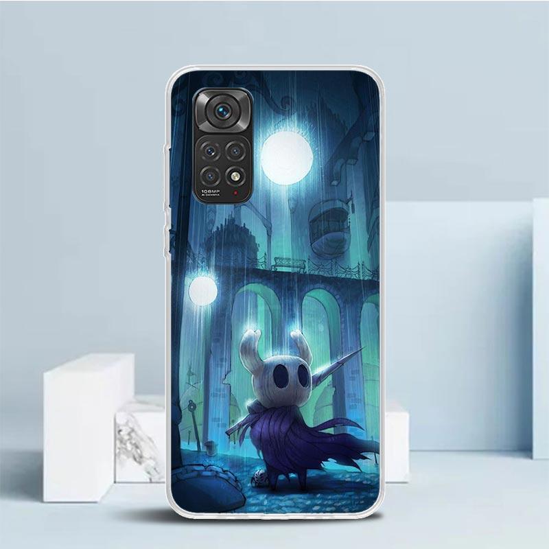

Hollow Knight Cartoon Phone Case For Xiaomi Redmi Note 15 14 14S 13 12S 12 Pro Plus 11S 11 11T 11E 10S 10 + Soft TPU Back Cover Redmi Note 15 Pro 5G