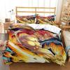 Anime King of Fighters KOF Bettwäscheset Jungen Mädchen Twin Queen Size Bettbezug Kissenbezug Bett Kinder Erwachsene Heimtextilien