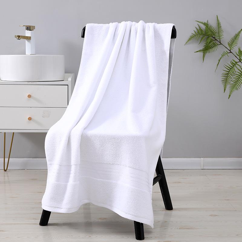 600g Thick Pure Cotton Oversized Bath Towel, 160x80cm, Large Hotel & Home Wrap