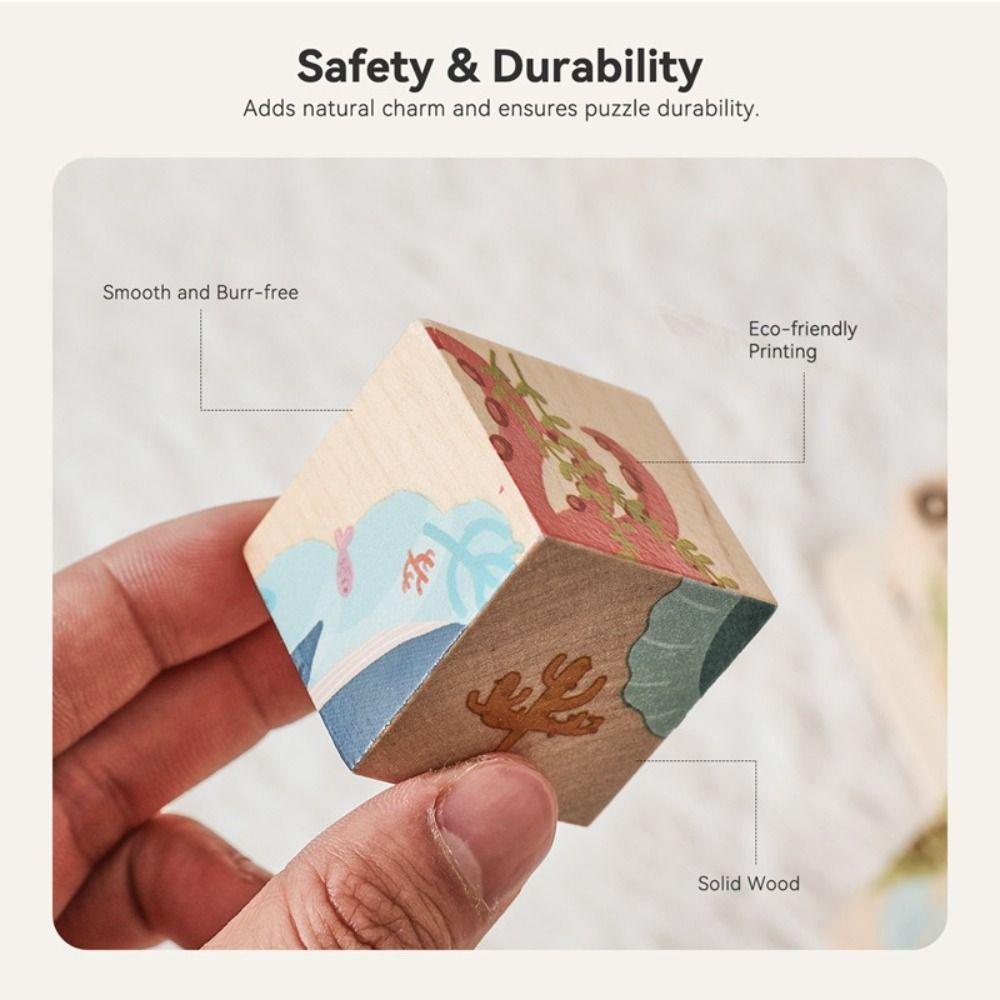 Movable Jigsaw Toy Animal Sliding Puzzle Montessori Educational Toy  Kids Birthday Gift