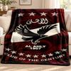 Al Ahly FC Blanket Flannel Blanket Soft Cozy Plush Throw for Sofa Bed Lightweight Home Decoration Outdoor Camping