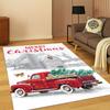 Merry Christmas Tree Carpets Santa Claus Cartoon Printed Carpet Rug Living Room Bedroom Kitchen Decor Anti-slip Game Floor Mat