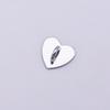 5PCS Kawaii Adhesive Metal Heart Phone Charm Holder Mobile Phone Case Finger Ring Stand Hook Buckle Charm Clasp Accessory String