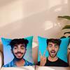 Internet-Star Fede VVigevani Kissenbezug Wohnzimmer Akzent Sofa Rückenstütze Quadratisch Lounge Entspannender Nickerchen-Begleiter ?