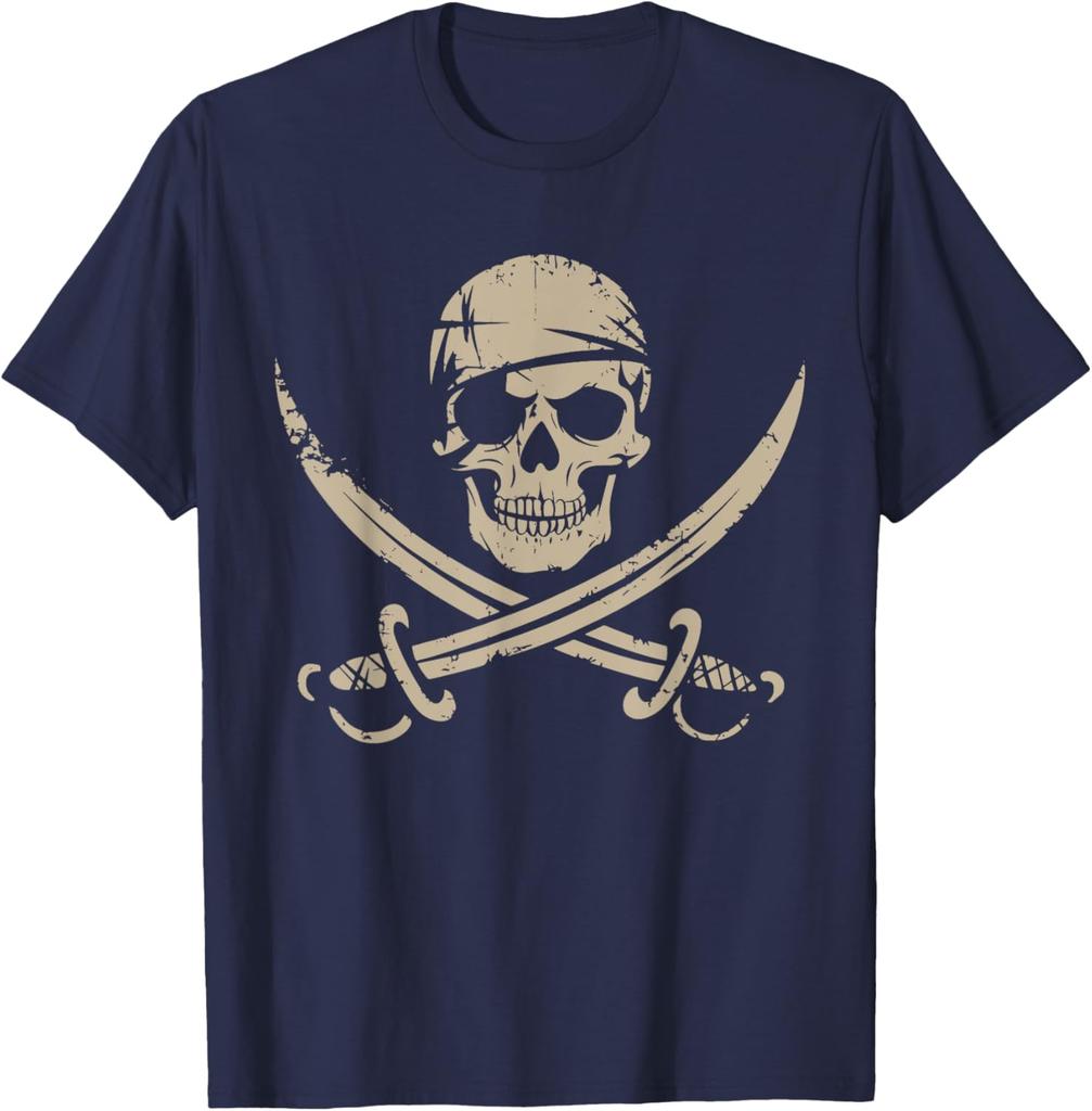 Pirate Skull And Crossbones Skeleton Halloween For TShirt