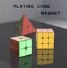 Sengso Speed Plating Magic Cube 2X2 3X3 Pyramid Stickerless Magnetic Smooth Cube Educational Toys