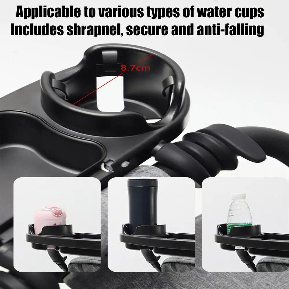 Detachable Phone Rack 3 In 1 Stroller Snack Tray Toddler Pushchair Rack Baby Mealtime
