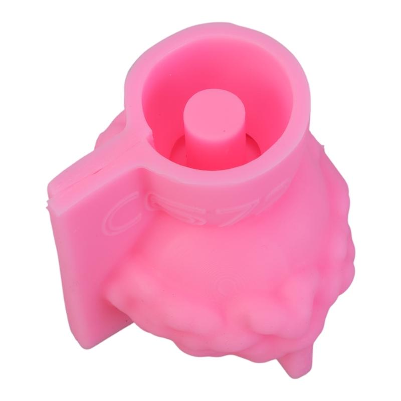3D DIY Flower Pots Mold Silicone Concrete Mold Little Girl Vase Molds for Garden