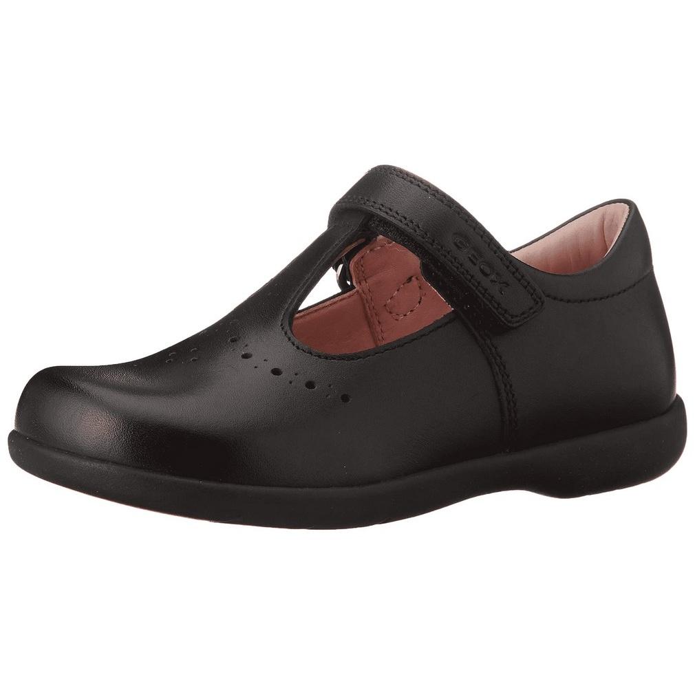 Geox Girls Naimara Perforated Patent Leather Mary Janes