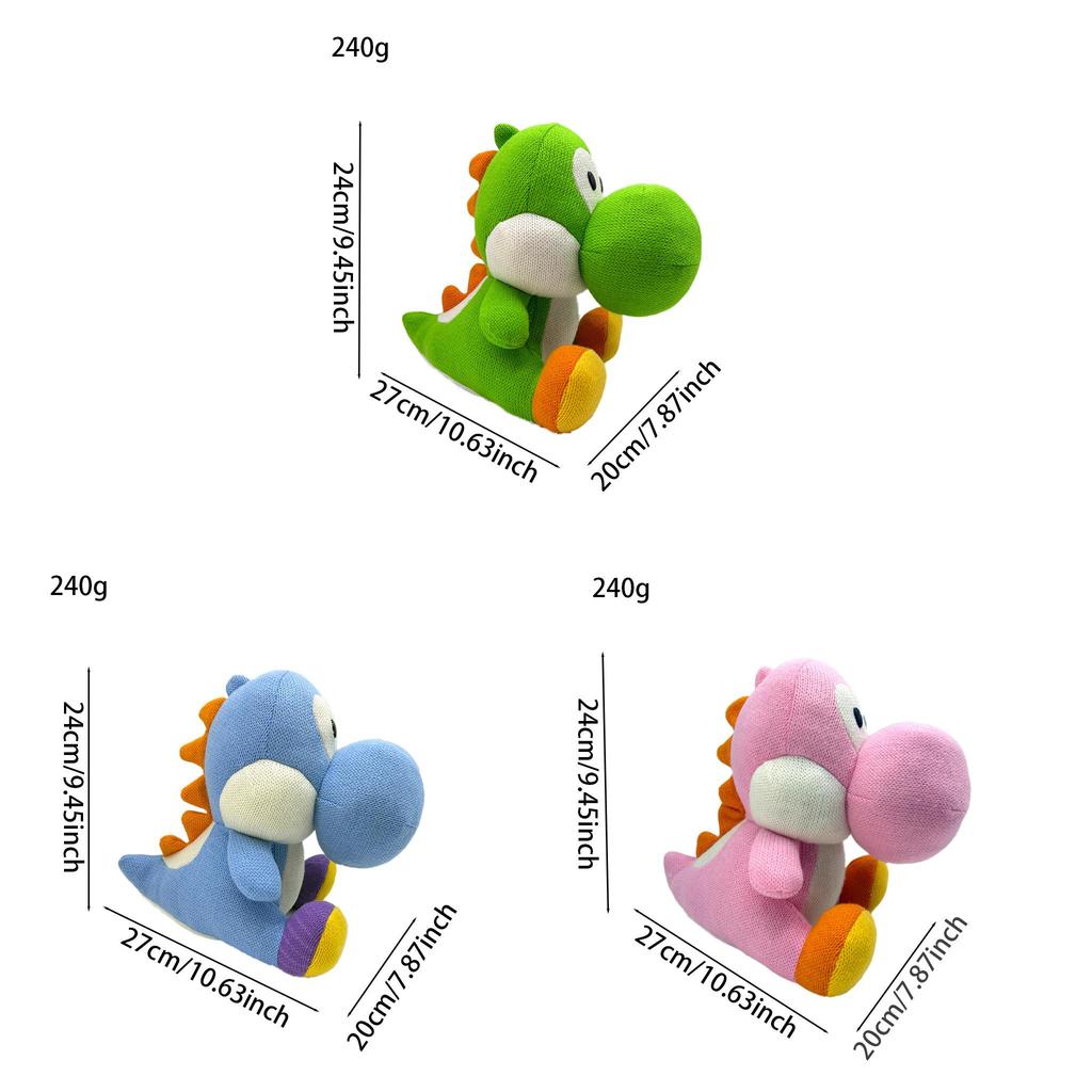 Super Mario Bros Yoshi Plush Toy 24cm Soft Short Plush Stuffed Doll For Kids And Collectors