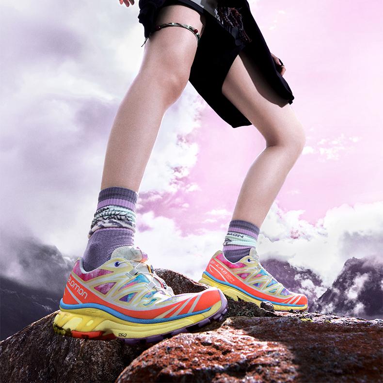 Salomon Xt-6 Mountain Outdoor Functional Shoes Unisex Shoes Yellow 473621