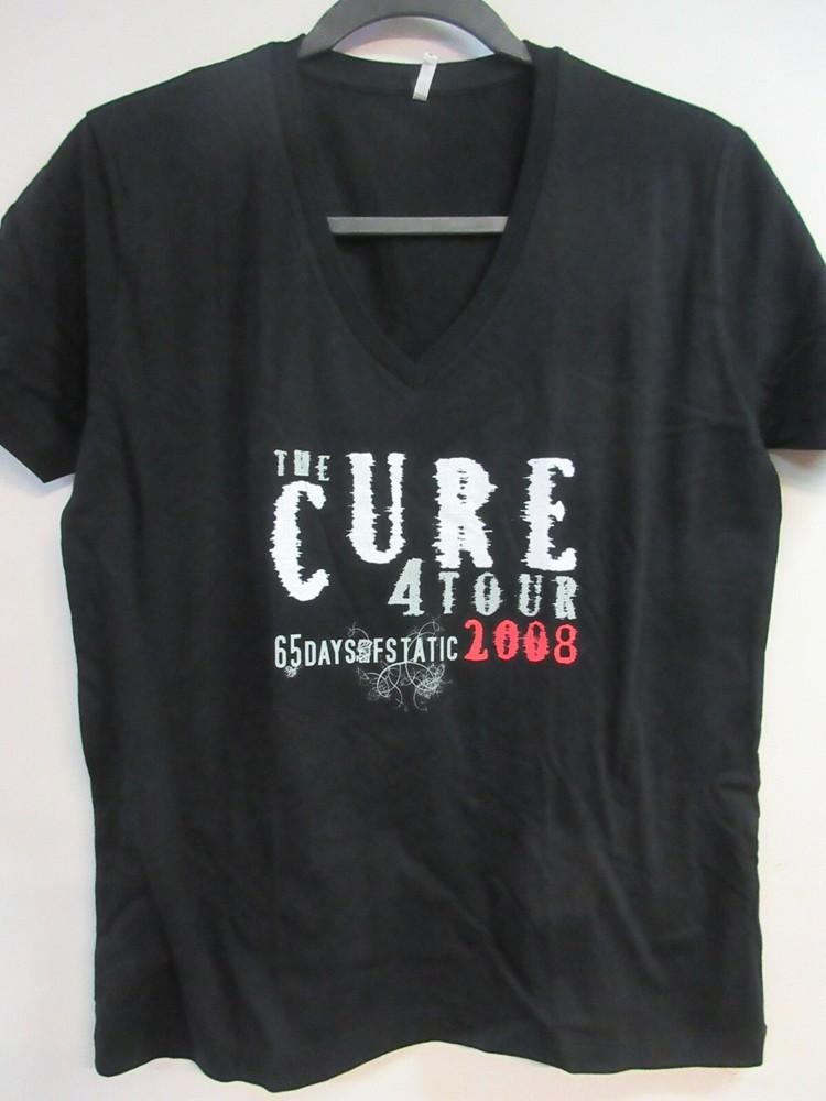 

Офіційний мерч THE CURE 65 DAYS BAND MUSIC Футболка з V-подібним вирізом Жіноча Extra Large Унісекс S