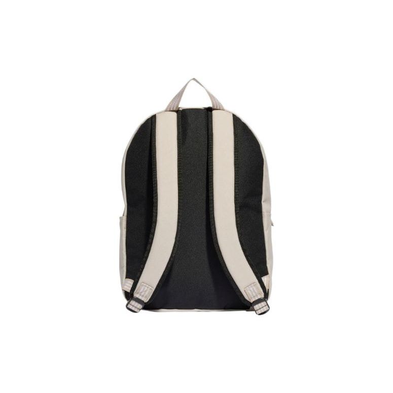 Adidas Originals Three Stripes Sports Zipper Fabric Backpack Unisex Backpacks Beige IL1963