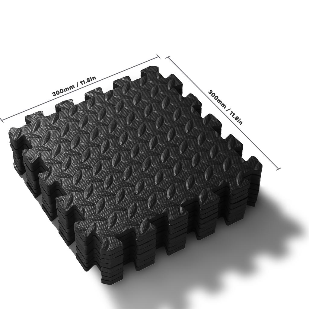 8 Stück Weiche Kinderspielmatte EVA Schaumstoff Steckmatte Heim-Fitnessstudio Fliesen Bodenschutzpolster Boden Schaumstoffmatten