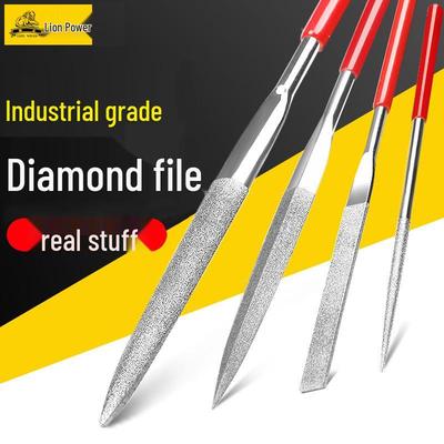 Lion Brand Titanium Plated Fine Alloy Metal File Set: Assorted Polishing, Trimming, and Shaping Tools.