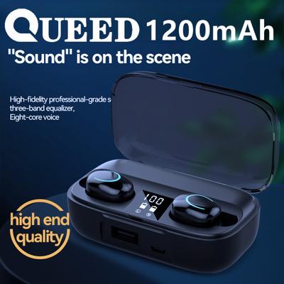 Mobile Power Button Bluetooth Headset TWS Sports Headphones Mini Wireless Bluetooth Headset
