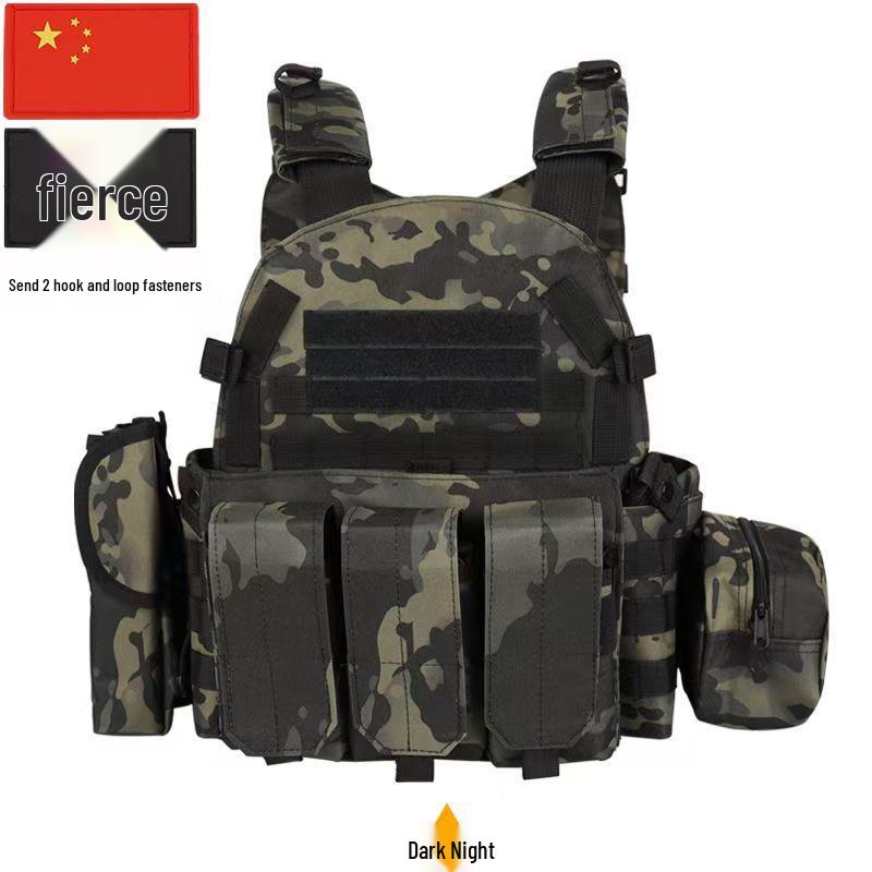 Children's Tactical Camouflage Bulletproof Vest Level III Armor for Outdoor Summer Camp