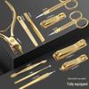 777 Black Gold Luxury 11-Piece Nail Care Set