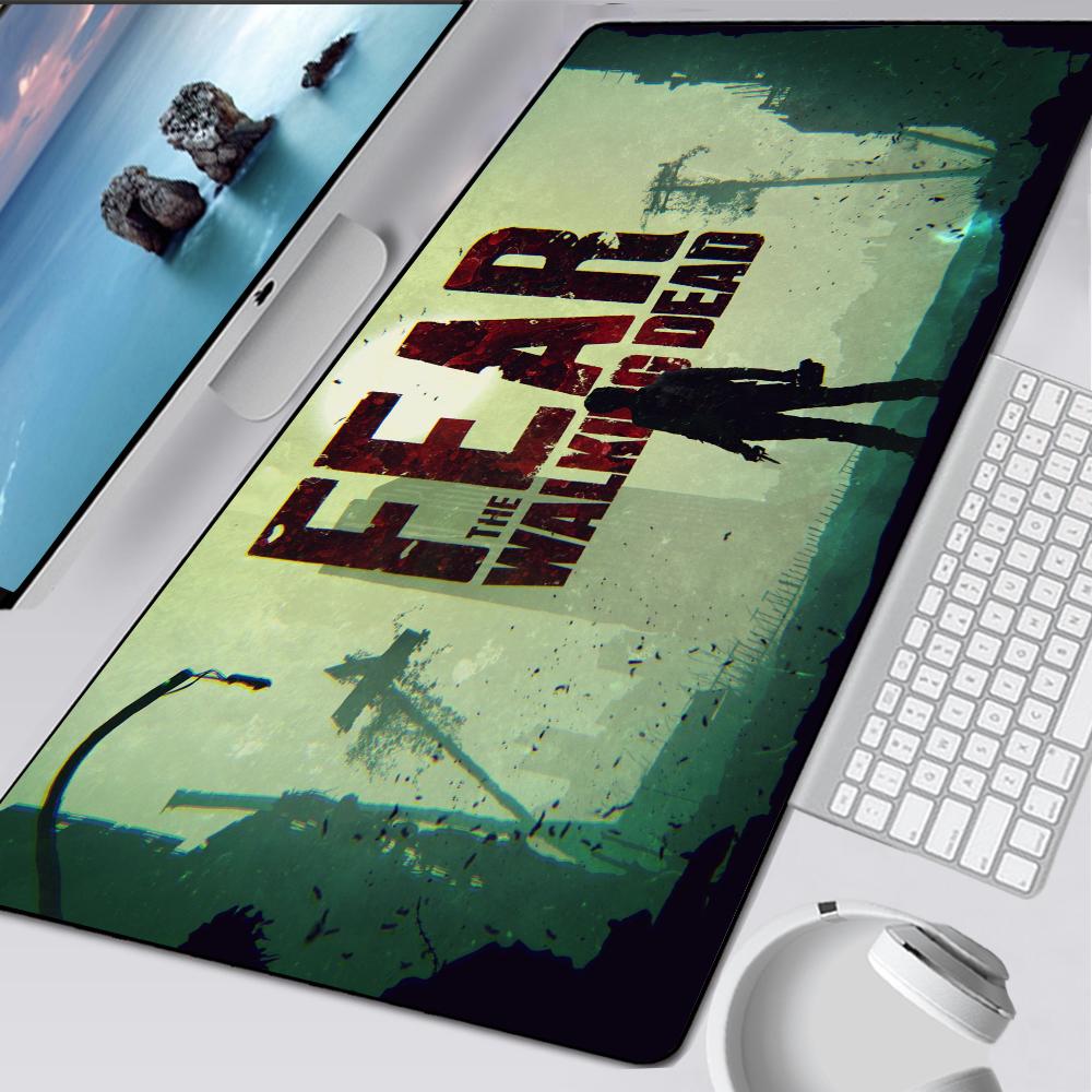 The Walking Dead Large Gaming Mouse Pad Computer Mousepad Pc Gamer Mouse Mat Laptop Mausepad Mouse Carpet Keyboard Mat Desk Pad