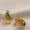 European and American environmental protection CCB water drop earrings light luxury cold wind high texture 2025 ears