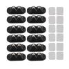 12pcs Adhesive Sticky Pulley White Universal Caster Wheels Quietly Caster Wheels  Storage Boxes