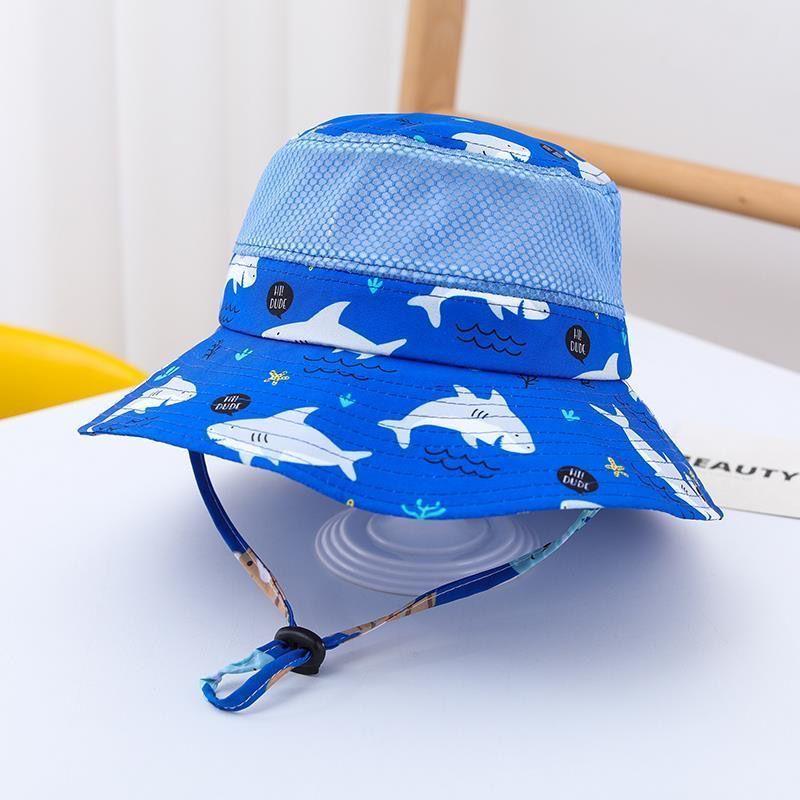 Kinder Sonnenhut UV-beständig Sonnenhut Sonnenhut Jungen Sommer Dünner Fischerhut