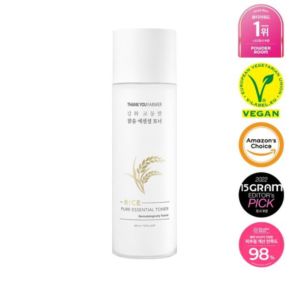 Thank You Farmer Vegan Fortified Gyodong Rice Clear Essential Toner 200ml